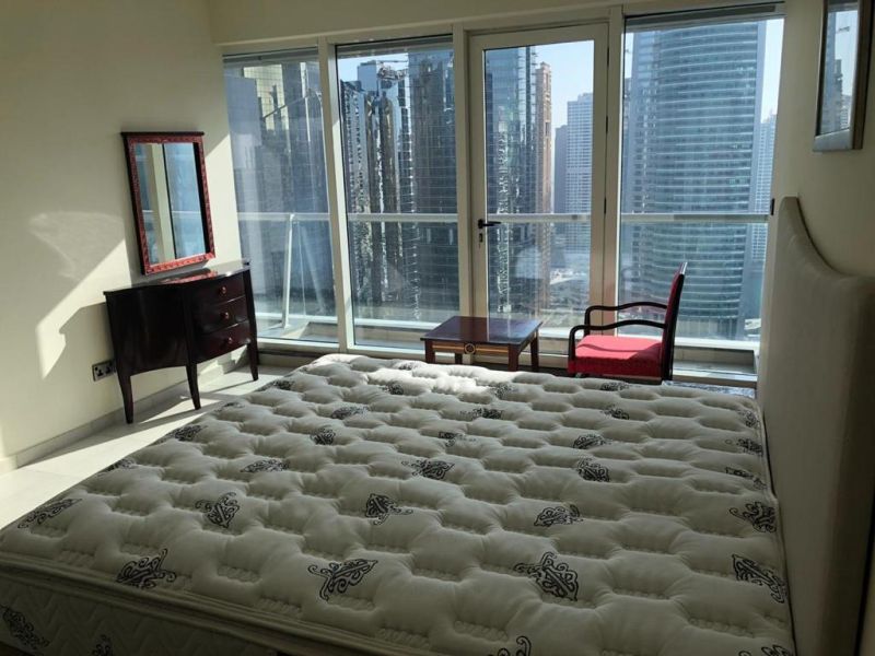 Fully Furnished Big Master Room/Attach Balcony /Next to Metro/Higher Floor/Cluster G, Arch tower JLT