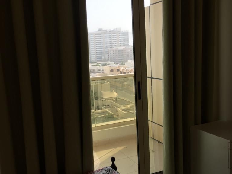 Furnished room with private balcony available for rent in Al barsha