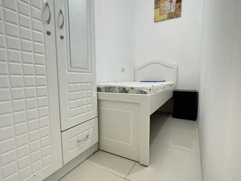 For single male partition room is available ready to move in Al barsha 1