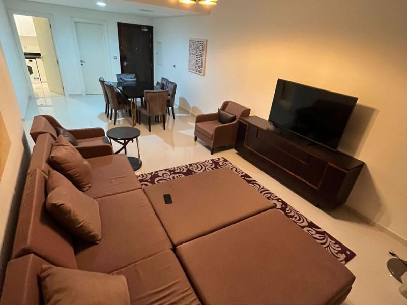 Fully furnished Master room available in JVC for europeans and arabs only