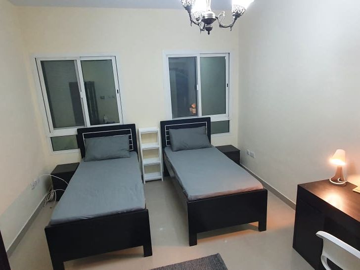 Room with attched washroom for single or two male in bur dubai