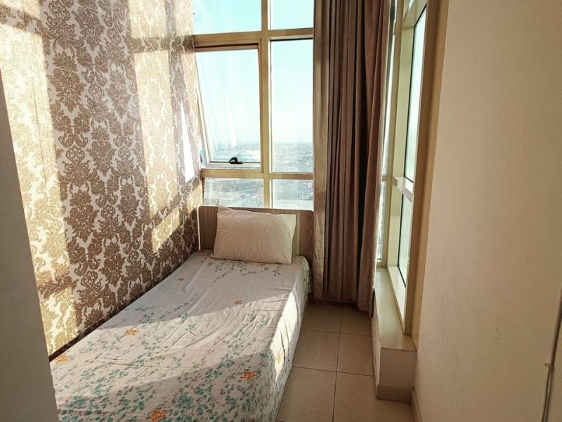 Partition room on top floor on the main road near Metro and Bus stops in Al Barsha 1