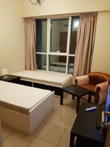 Big fully furnished rooms also maid rooms sea view in marina